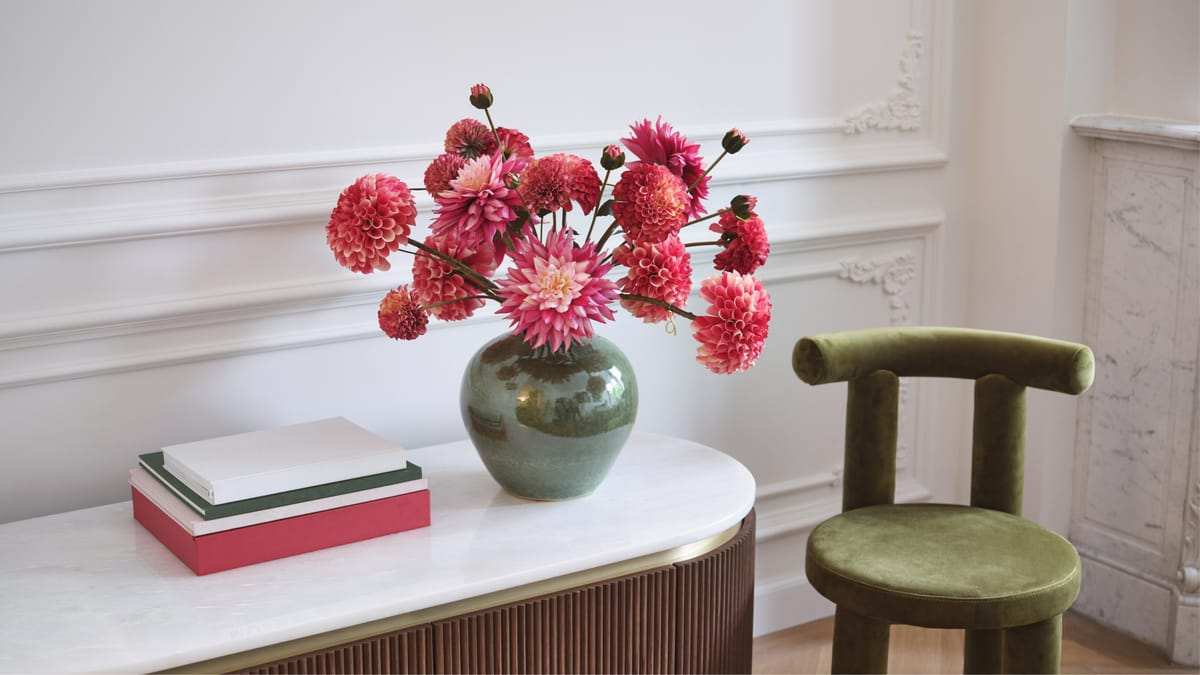 The Blair | Bloom & Wolf | Leider in luxe zijden bloemen